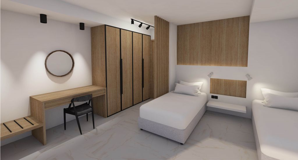 KBR FAMILY CONNECTED ROOM WITH DOORS